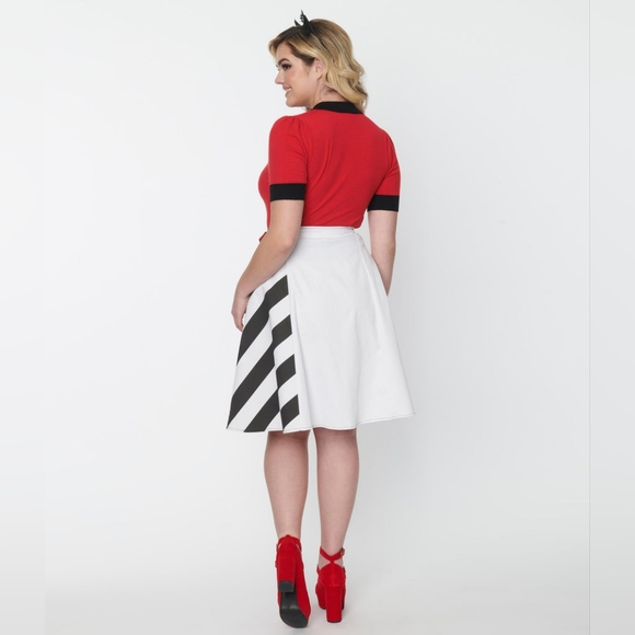 RARE Unique Vintage x Emily the Strange Good Nightmares Swing Wrap Skirt - Picture 2 of 8